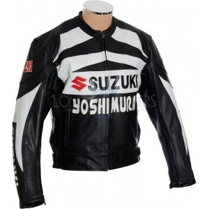 Sale - Suzuki Yoshimura Hayabusa Motorcycle Leather Jacket - L 
